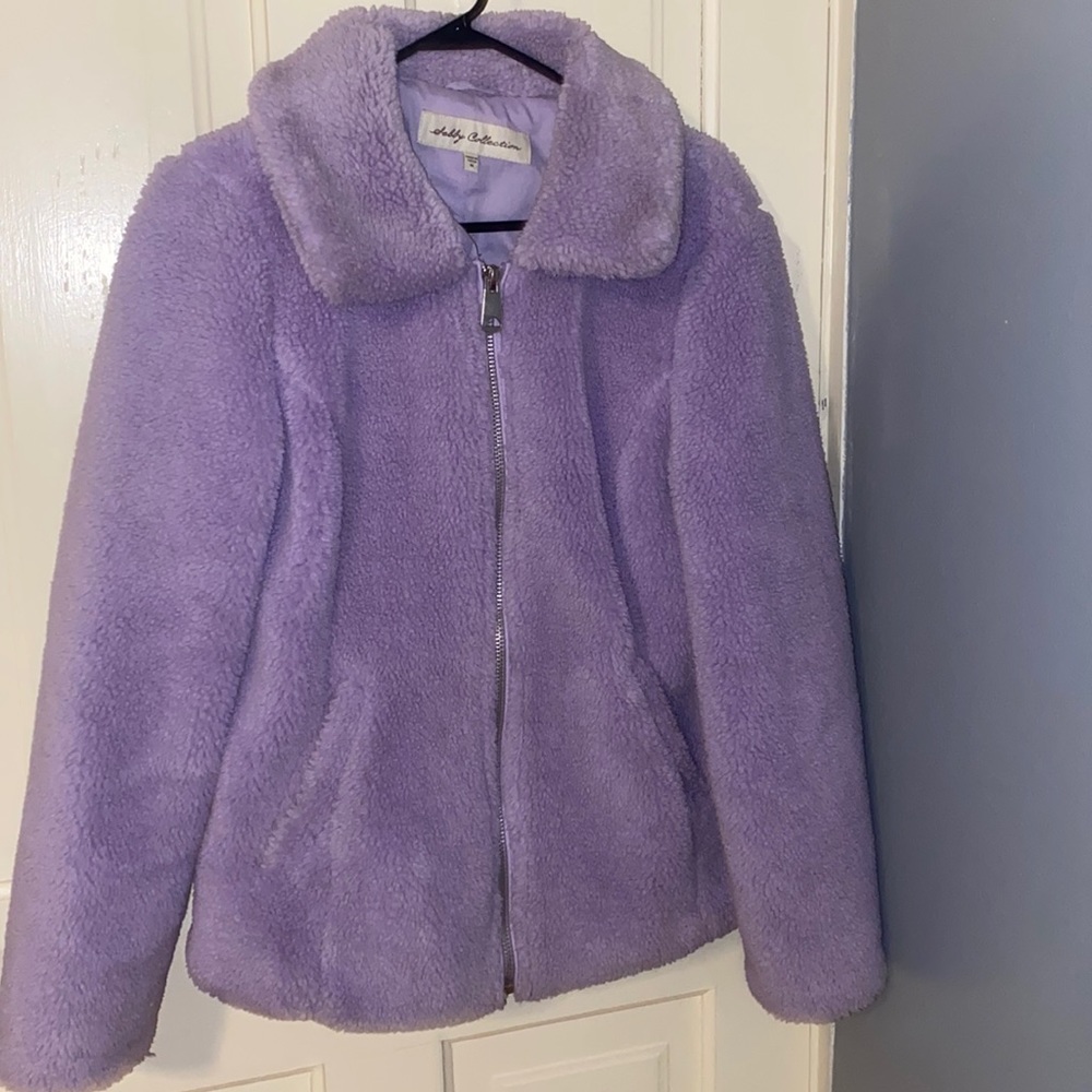 medium lavender Winter cozy coat